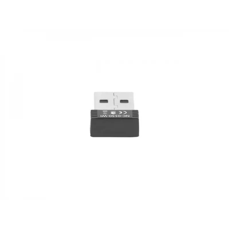 Lanberg NC-0150-WI Nano USB WiFi adaptér N150, 150 Mbit/s, 1 vnútorná anténa, čierny