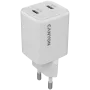 Canyon CU35CC GaN 35 W 2xPD sieťová nabíjačka, biela