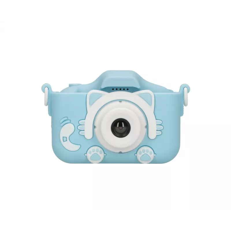 Detský digitálny fotoaparát Extralink H27 DUAL BLUE svetlomodrá biela