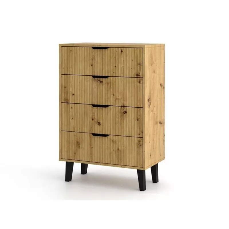 SCANDI 4S štíhla dub ARTISAN komoda