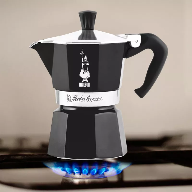 Bialetti 4951 Moka kanvica čierna