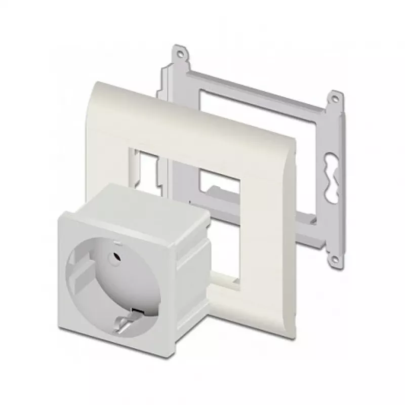 Zásuvka DELOCK CEE 7/3 (typ E) biela, 250 V, 16 A, 4000 W