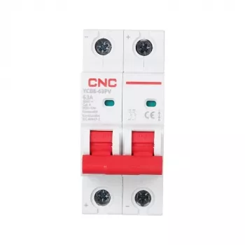 Miniatúrny istič HiSmart NV821662 2-pólový 63A 500V DC