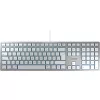 CHERRY KC 6000 tenká FOR MAC klávesnica Office USB QWERTZ nemecká strieborná