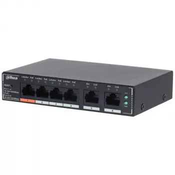 Dahua Technology SG4006P sieťový switch managed L2 Gigabit Ethernet (10/100/1000) Power over Ethernet (PoE) čierny
