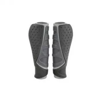 Rukoväte na bicykel FISCHER Trio — ergonomické sivá/čierna pre bicykle