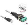 DeLOCK adaptér USB 2.0 Type-A na sériový RS-422/485 1 m