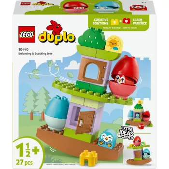 Stavebnica LEGO DUPLO balančný a skladací strom 10440 — 27 dielov, pre deti od 1,5 roka, veľké farebné kocky