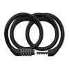 Káblový zámok Xiaomi BHR6751GL pre kolobežku, dĺžka 1,2 m, priemer 1,2 cm, číselný zámok, čierny