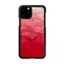 Puzdro na smartphone iKins pre iPhone 11 Pro – pink lake a čierna dvojfarebné ochranné puzdro