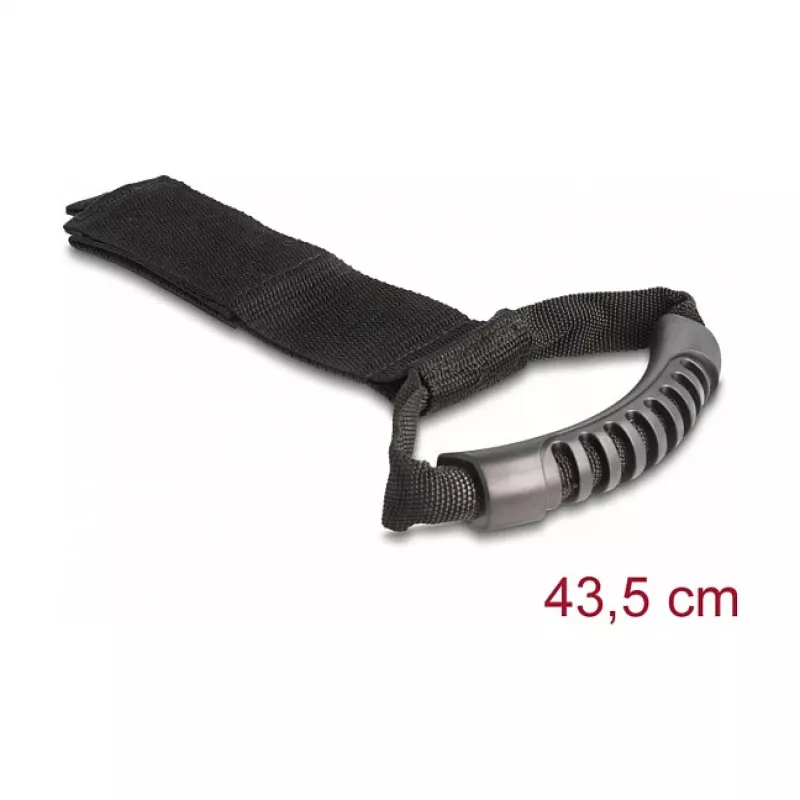 DeLOCK nosný popruh D 435 x Š 50 mm čierny 2 ks