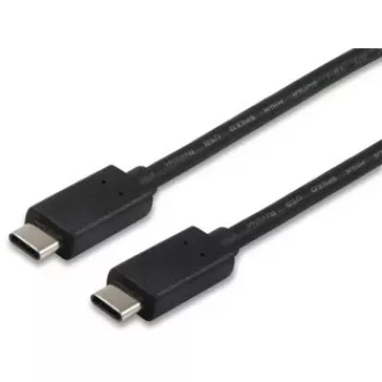 Equip USB 2.0 Type C kábel, 1m, 1 m, USB C, USB C, USB 2.0, samec/samec, čierna