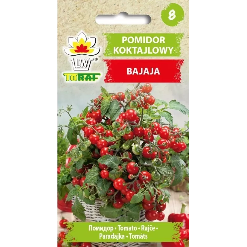 Bajaja cherry paradajka Toraf semená zeleniny, 0,3 g balenie