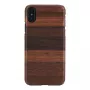Puzdro na smartphone man and wood pre iPhone X/XS — fango čierna