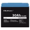 Nabíjateľná batéria LiFePO4 QOLTEC 12,8V 30Ah 384Wh s BMS