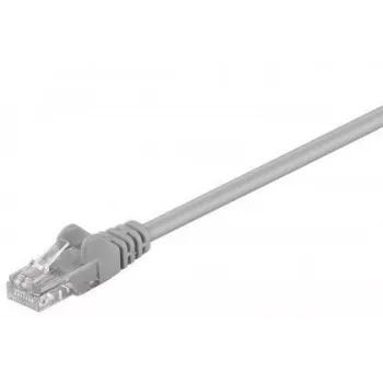 Wentronic Goobay CAT 5e patch kábel, U/UTP, sivý, 15 m - CCA zmes medi (68352)