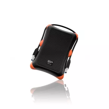 SILICON POWER Armor A30 - pevný disk - 2TB - externý (prenosný) - 2.5 (6,4 cm) - USB3.0 - čierny (SP020TBPHDA30S3K)