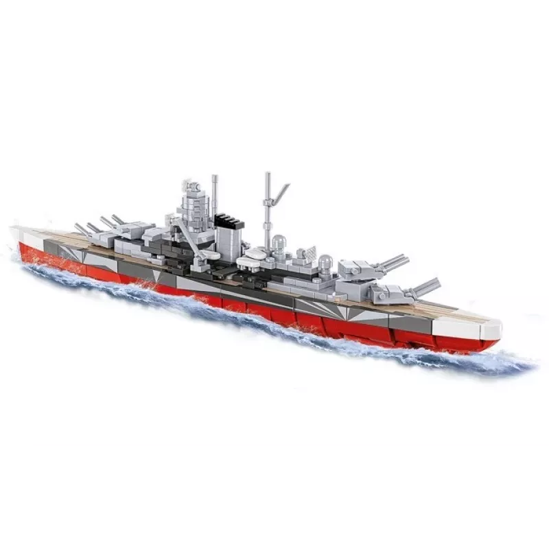 Stavebnica Cobi bojová loď Tirpitz model s 593 dielmi, verný mierke a displejové prvky