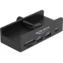 DeLOCK 64263 USB hub Type-A 5000 Mbit/s čierny