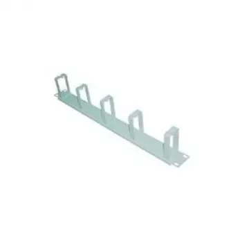 LogiLink – panel na manažment káblov – svetlosivý, RAL 7035 – 1U – 48,3 cm (19)