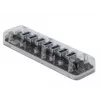 USB hub DeLOCK 64088 transparentný USB 3.2 Gen 1 Micro-B