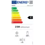 Chladnička INDESIT INKS1341S4E — celkový objem 340L (230L chladiaca časť / 110L mraziaca časť), zameniteľné otváranie dverí, energetická trieda E