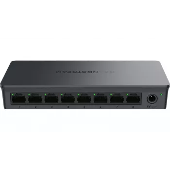 Unmanaged switch Grandstream GWN7701 — 8× Gigabit (10/100/1000), plastové puzdro, 16 Gbit/s switching, bez PoE
