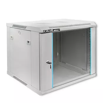 Rack skriňa QOLTEC 19 palcov 9U 600x500x600 nástenná alebo podlahová montáž serverová skriňa