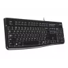 K120 káblová klávesnica, káblová, USB, QWERTZ, čierna