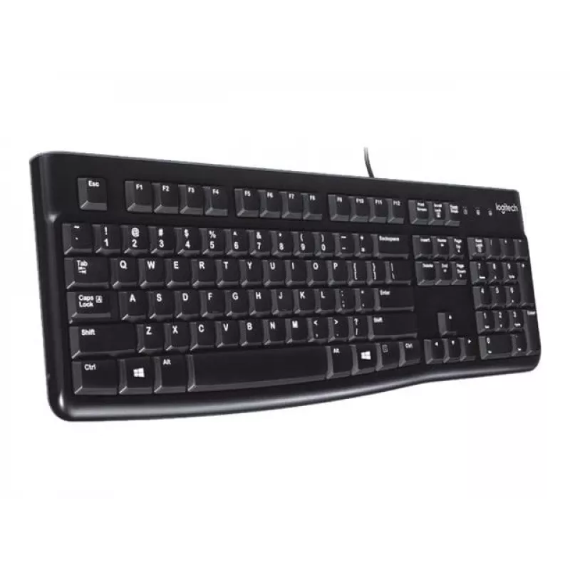 K120 káblová klávesnica, káblová, USB, QWERTZ, čierna