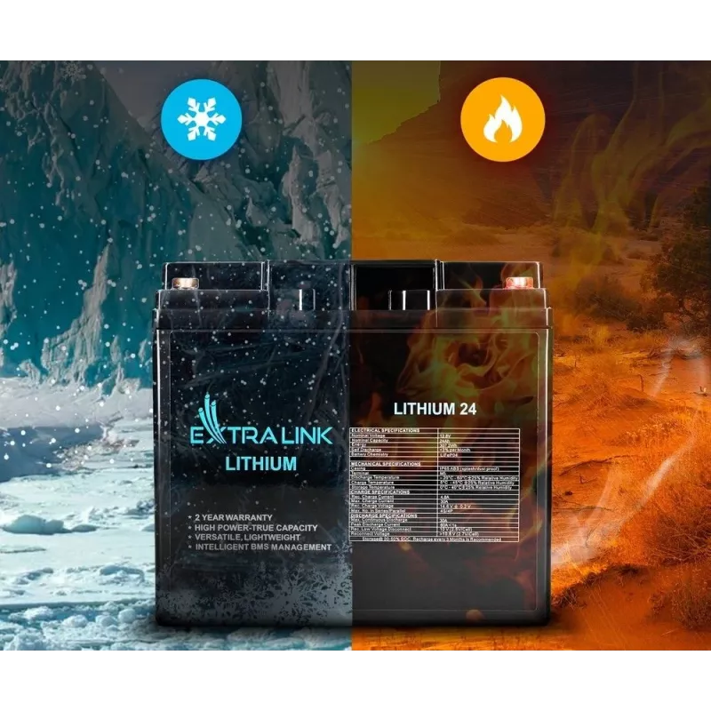 Extralink batéria LiFePO4 24000 mAh 12,8 V