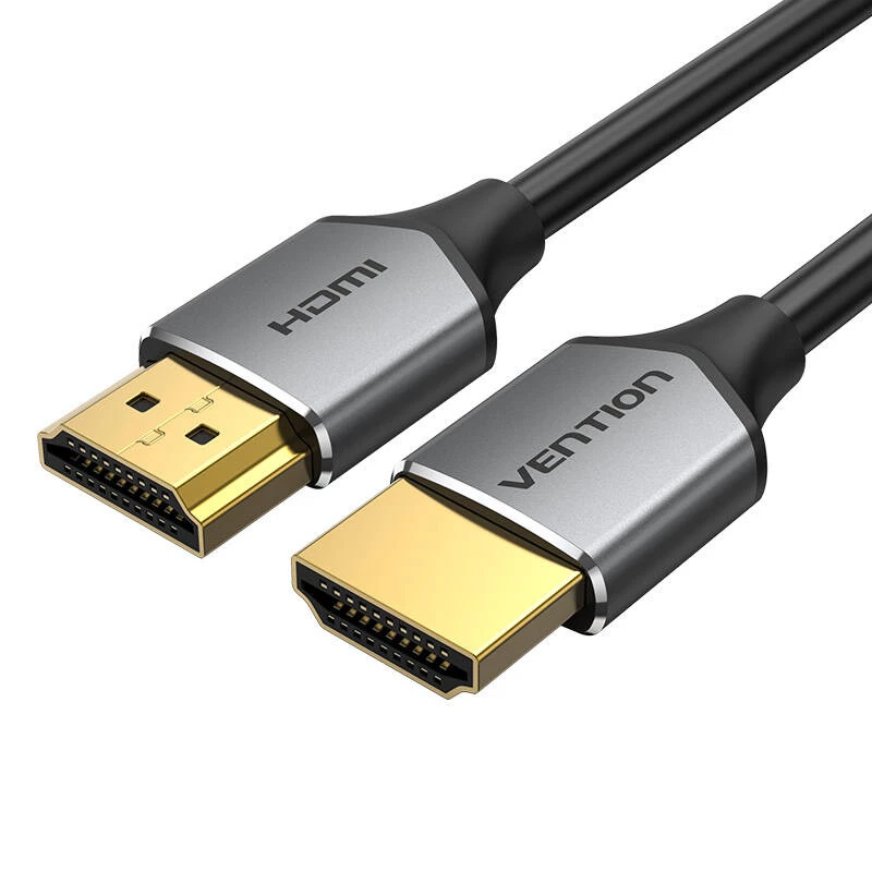 Ultra tenký HDMI HD kábel Vention ALEHF 1m 4K 60Hz (sivý)