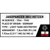 Stavebnica Cobi Blocks Jagdpanzer 38t Brave, 731 dielov
