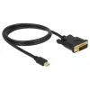 Adaptér video kábla DeLOCK 83988 Mini DisplayPort na DVI-D 1m