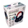 Rebeltec stereo slúchadlá s mikrofónom SHARK — káblové on-ear prevedenie