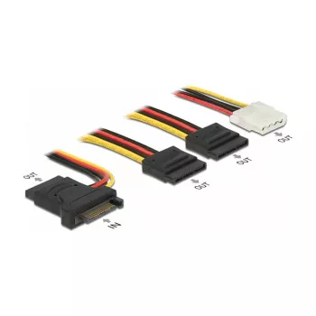 Interný napájací kábel DeLOCK 60171 0,2 m SATA 15-pin konektor samec