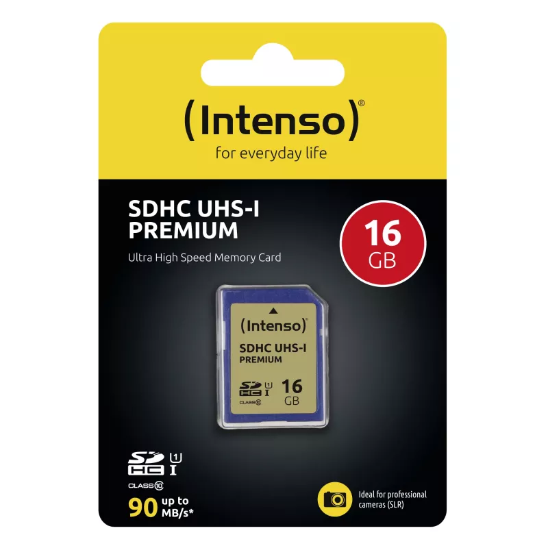Intenso 16 GB SDHC UHS-I Class 10 pamäťová karta 3421470