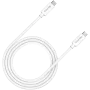 CANYON UC-44, kábel, U4-CC-5A1M-E, USB4 Type-C na Type-C káblová zostava 40G 1m 5A 240W(ERP) s E-MARK, CE, ROHS, biely