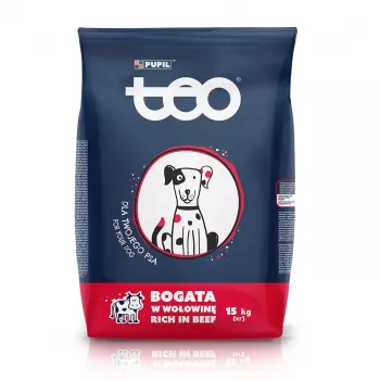 TEO bohaté na hovädzinu - suché krmivo pre psy - 15 kg