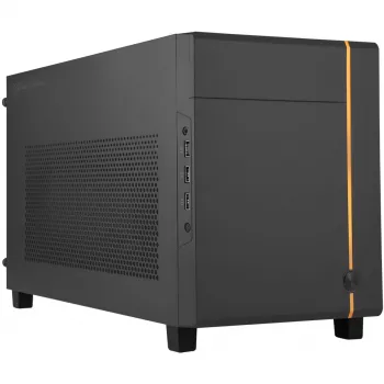 SilverStone SUGO SG14B - Tower - Mini-DTX - bez napájacieho zdroja (ATX / PS/2) - čierna - USB/Audio (SST-SG14B)