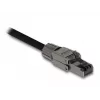Sieťový kábel DeLOCK RJ45 samec Cat.8.1 STP bez nástrojov čierny