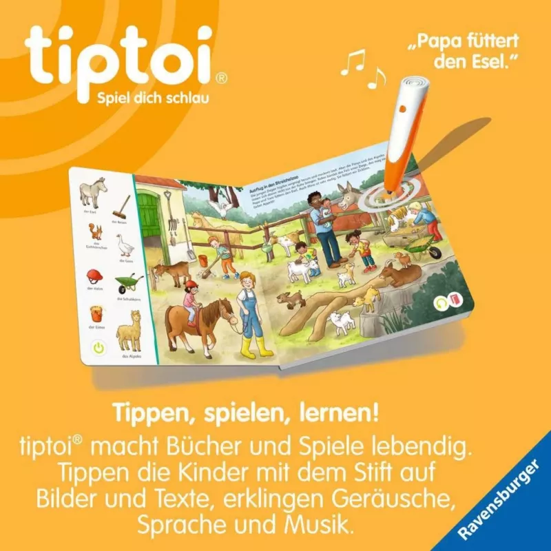tiptoi Suchen und Entdecken: Meine Tiere, náučná kniha
