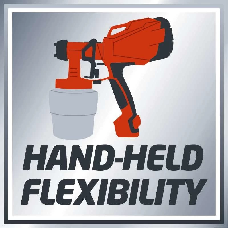 Einhell TC-SY 400 P 4260005 systém na striekanie farby, 400 W, nádoba 0,8 l, červená/čierna
