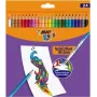 BIC Kids Evolution Illusion, vymazateľné farebné ceruzky, 24 farieb