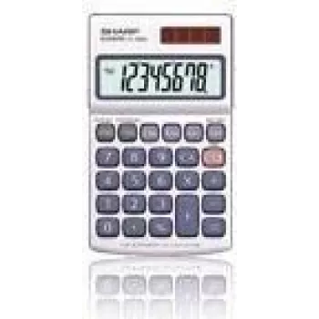 Sharp EL-240SA kalkulačka vrecková Basic strieborná