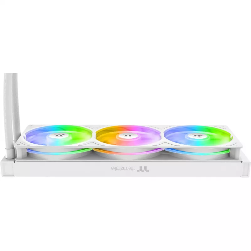 Kvapalinový chladič CPU THERMALTAKE TH360-S V3 ARGB Sync AIO Snow Edition, 360 mm, ARGB, All-in-One
