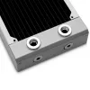 Radiátor EK Water Blocks mosadz meď nerez biela 130x300x44mm