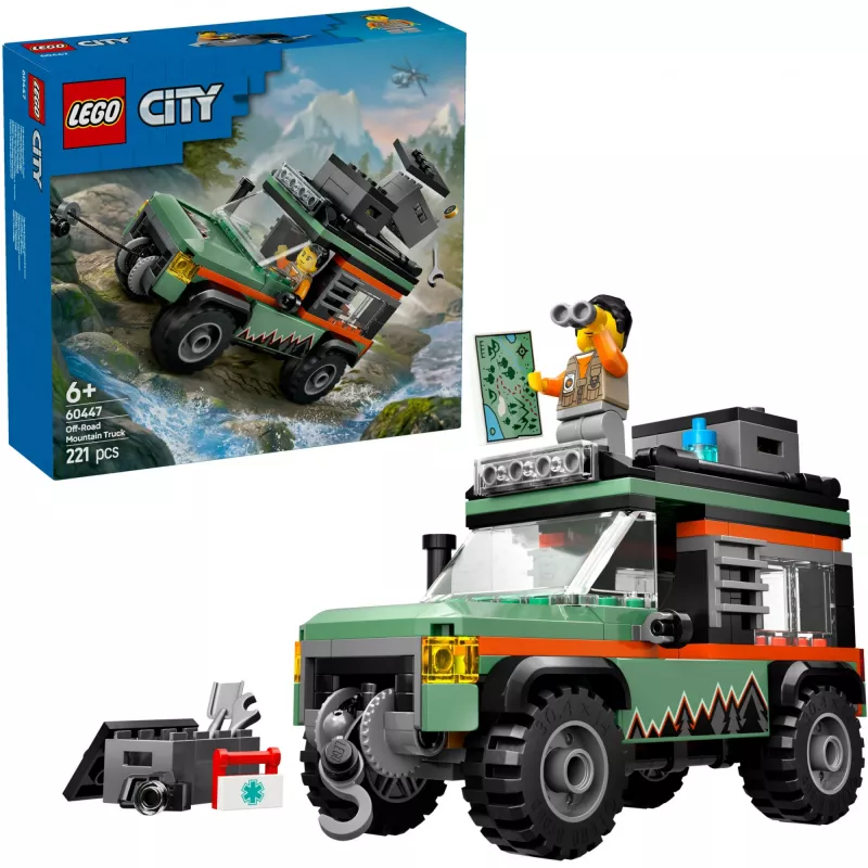 LEGO City Offroad SUV 4x4 stavebnica 60447 — 221 dielov, 1 minifigúrka, od 6 rokov