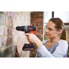 BLACK & DECKER | Akumulátorová vŕtačka/skrutkovač s batériou 2,0 Ah / 4,0 Ah | BCD003MEM2K-QW | 18 V | 2,0/4,0 Ah | lítiová