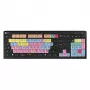 Logickeyboard ASTRA 2 USB AZERTY angličtina čierna full-size klávesnica